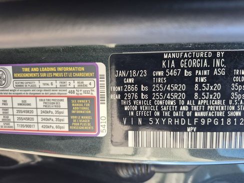 Certified 2023 Kia Sorento X-Line EX image 30