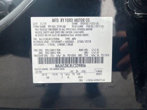 Used 2020 Ford EcoSport Titanium AWD/4WD image 32