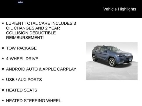 Used 2019 Jeep Cherokee Limited w/ Trailer Tow Group AWD/4WD image 7