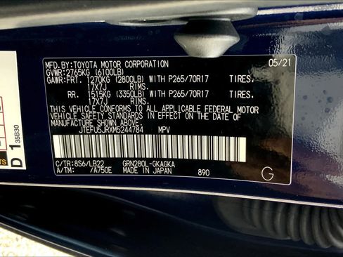 Certified 2021 Toyota 4Runner SR5 Premium image 36