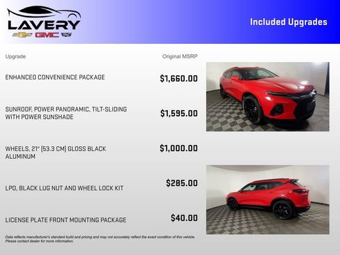 Used 2022 Chevrolet Blazer RS w/ Enhanced Convenience Package image 7