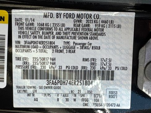Used 2014 Ford Fusion SE FWD image 32