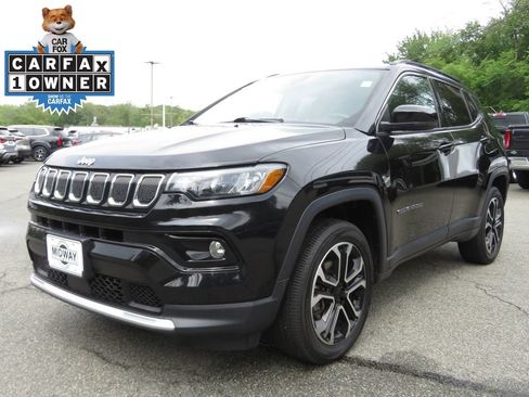 Used 2022 Jeep Compass Limited w/ Sun and Sound Group AWD/4WD image 1