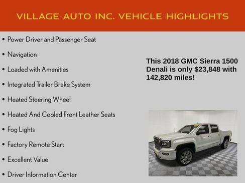 Used 2018 GMC Sierra 1500 Denali w/ Denali Ultimate Package AWD/4WD image 14