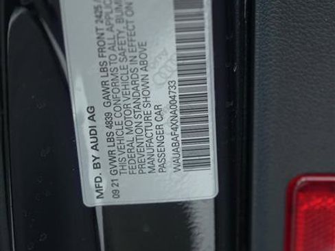 Used 2022 Audi A4 2.0T Premium w/ Convenience Package image 74