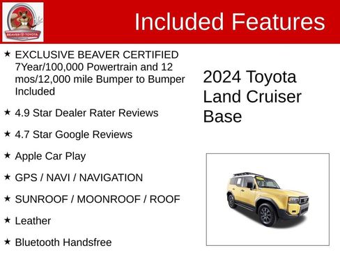 Used 2024 Toyota Land Cruiser AWD/4WD image 4