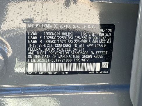 New 2026 Honda HR-V Sport image 28