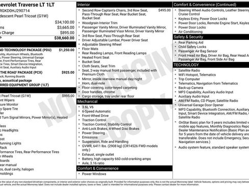 Used 2017 Chevrolet Traverse LT w/ Style and Technology Package FWD image 6