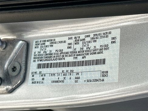 Used 2018 Ford Escape SE image 31