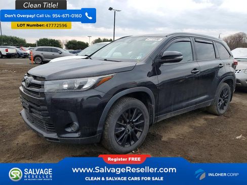 Used 2019 Toyota Highlander SE image 1