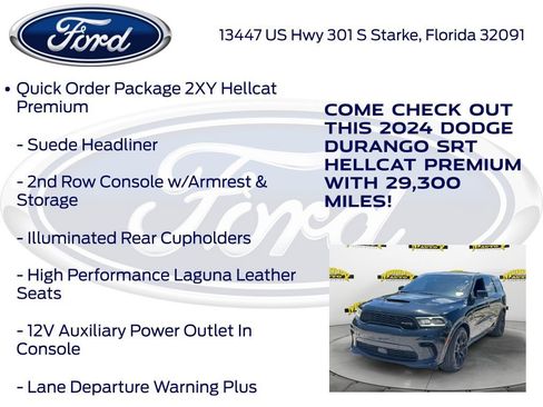 Used 2024 Dodge Durango SRT Hellcat AWD/4WD image 20