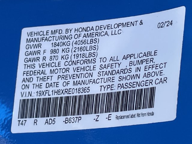 Used 2024 Honda Civic Sport Touring image 30