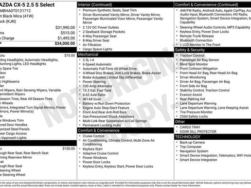 New 2026 MAZDA CX-5 Select AWD/4WD image 4