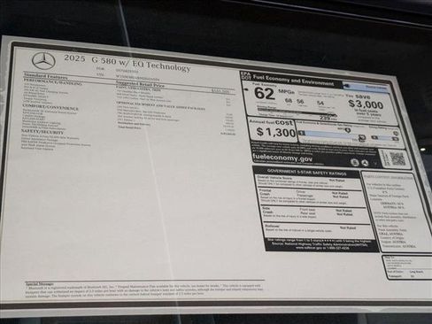 New 2025 Mercedes-Benz G 580 w/ EQ Technology image 21