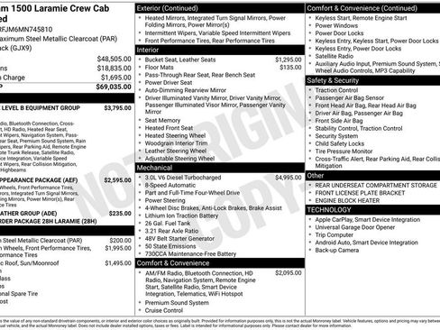 Used 2021 RAM 1500 Laramie AWD/4WD image 33