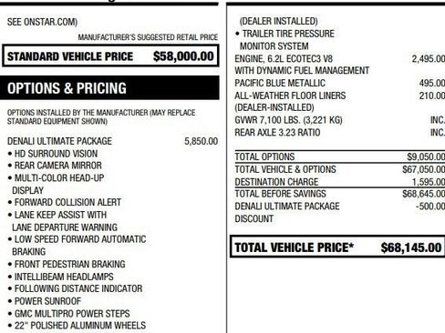 Used 2019 GMC Sierra 1500 Denali w/ Denali Ultimate Package AWD/4WD image 6