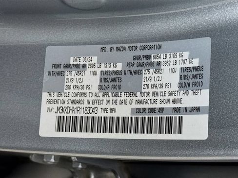 Used 2024 MAZDA CX-90 Plug-In Hybrid w/ Premium Pkg AWD/4WD image 34