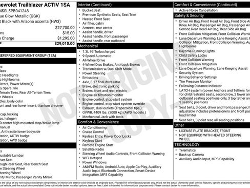 Used 2023 Chevrolet TrailBlazer ACTIV image 4