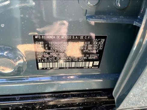 New 2026 Honda HR-V EX-L image 20