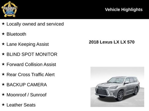 Used 2018 Lexus LX 570 4WD image 2