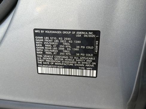 Used 2026 Volkswagen Atlas SE w/ Panoramic Sunroof Package FWD image 27
