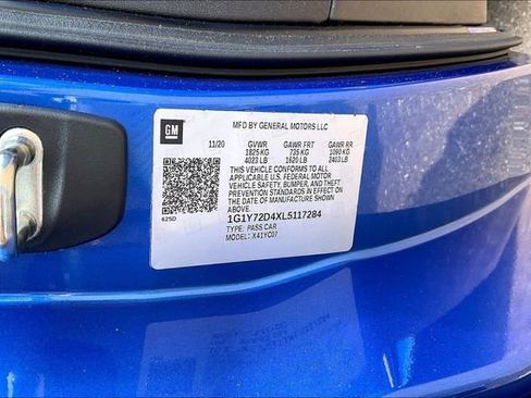 Used 2020 Chevrolet Corvette Stingray Preferred Cpe w/ 2LT Preferred Equipment Group RWD image 14