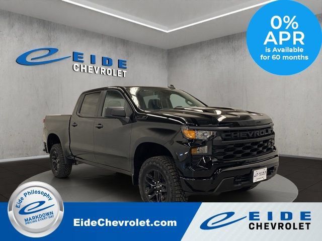 New 2026 Chevrolet Silverado 1500 Custom Trail Boss w/ Midnight Edition AWD/4WD image 1