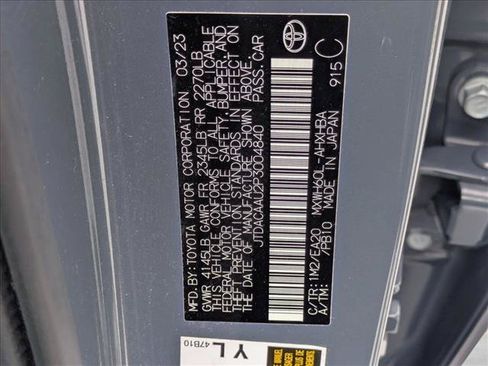 Used 2023 Toyota Prius Limited FWD image 25