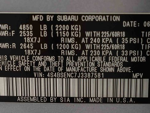 Used 2018 Subaru Outback 3.6R Limited image 30