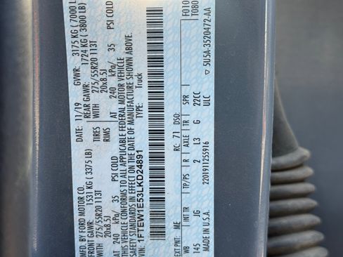 Used 2020 Ford F150 XL w/ Equipment Group 101A Mid image 34