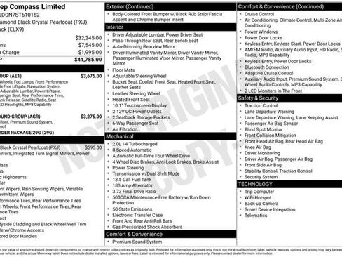 Used 2025 Jeep Compass Limited w/ Elite Group image 7