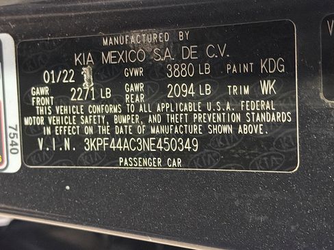 Used 2022 Kia Forte GT FWD image 12