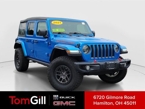 Used 2021 Jeep Wrangler Unlimited Rubicon w/ Xtreme Recon 35" Tire Package AWD/4WD image 1