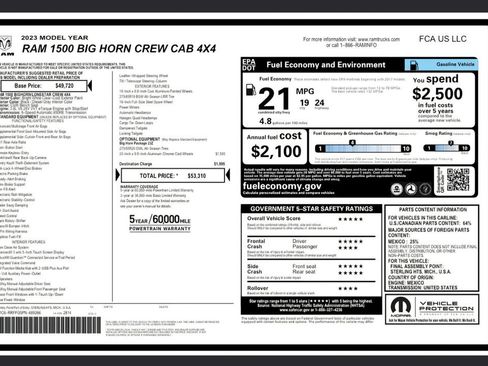 Used 2023 RAM 1500 Big Horn AWD/4WD image 34