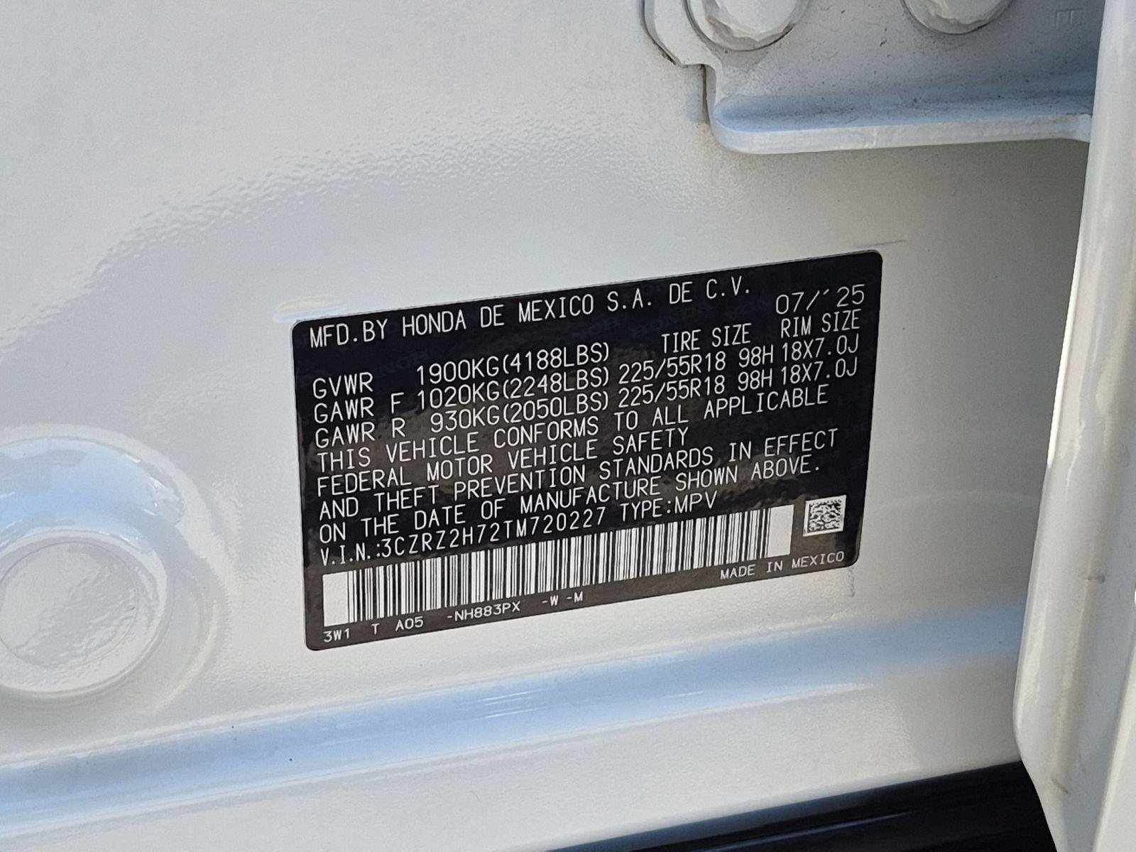 Certified 2026 Honda HR-V EX-L image 18