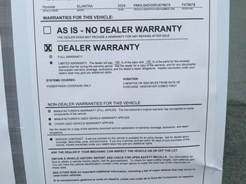 Certified 2024 Hyundai Elantra SEL w/ Convenience Package FWD image 28