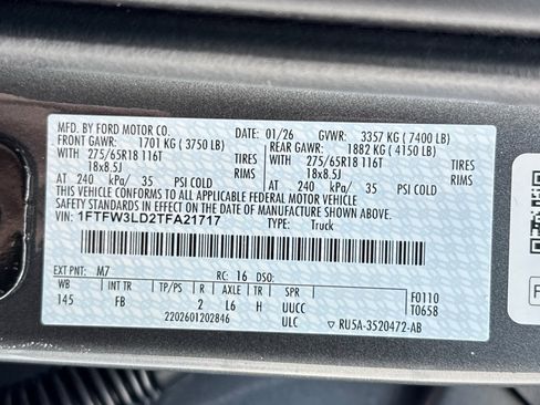 New 2026 Ford F150 XLT w/ Equipment Group 302A MID image 29