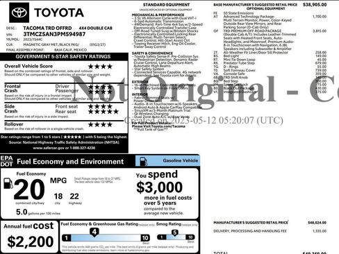 Used 2023 Toyota Tacoma TRD Off-Road image 2