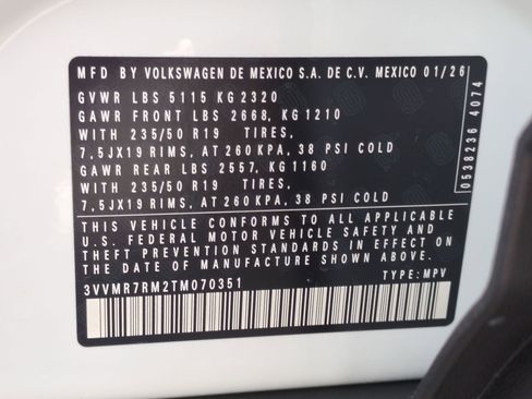 New 2026 Volkswagen Tiguan SE image 19