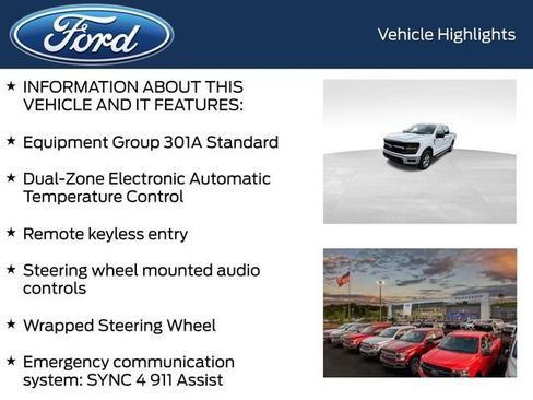 Used 2025 Ford F150 XLT w/ Equipment Group 301A Standard AWD/4WD image 4
