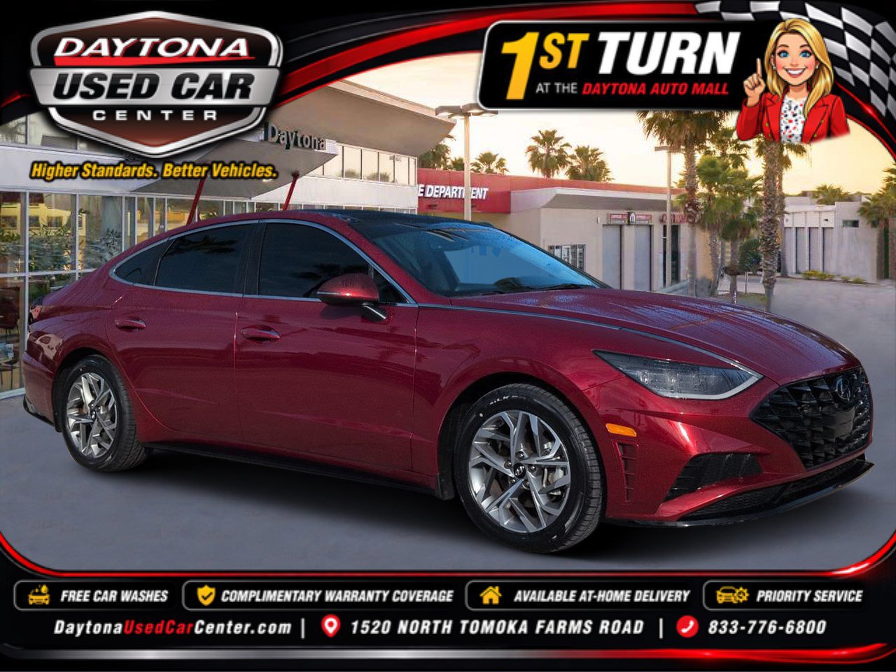 Used 2023 Hyundai Sonata SEL w/ Convenience Package FWD image 1