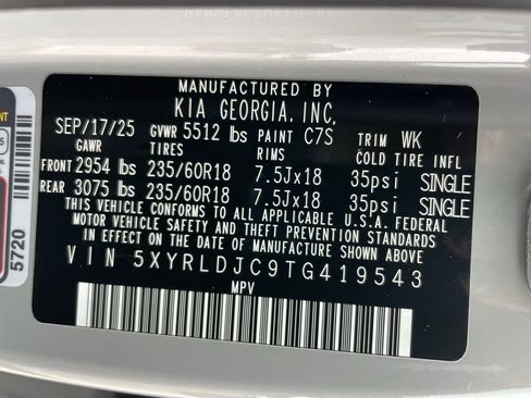 New 2026 Kia Sorento S AWD/4WD image 33