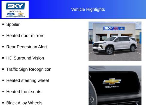 New 2025 Chevrolet Traverse LT w/ Driver Confidence Package image 26