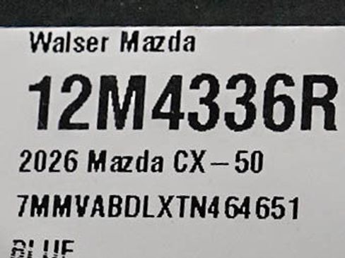 Certified 2026 MAZDA CX-50 AWD 2.5 S w/ Cargo Package image 32