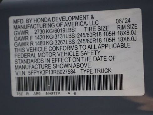 Used 2024 Honda Ridgeline Sport image 36