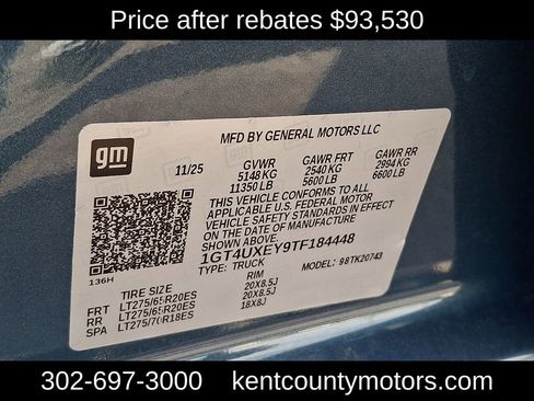 New 2026 GMC Sierra 2500 Denali Ultimate w/ LPO, Black Badging Package image 22