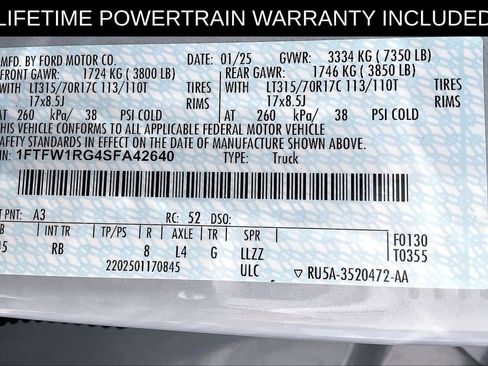 Used 2025 Ford F150 Raptor AWD/4WD image 44