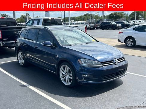 Used 2015 Volkswagen Golf TDI SEL w/ Lighting Package (SEL) FWD image 1