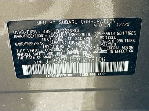 Used 2021 Subaru Forester Limited w/ Popular Package #3 AWD/4WD image 32