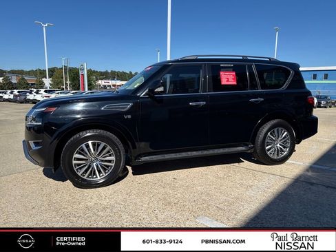 Certified 2021 Nissan Armada SL w/ Captain's Chairs Package image 7